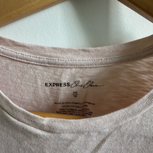 Express ‘The Future is Female’ Pink Short Sleeve Tee - Picture 3 of 5
